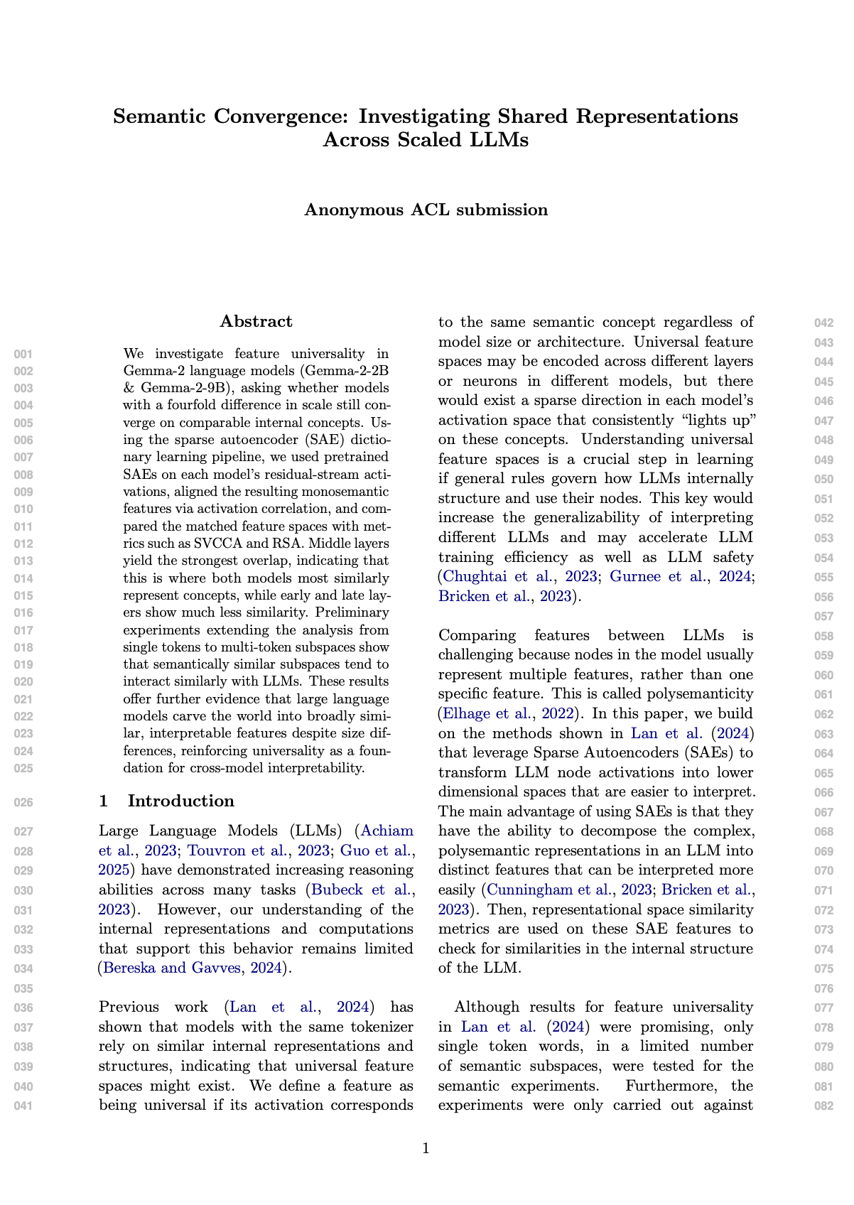 Semantic Convergence