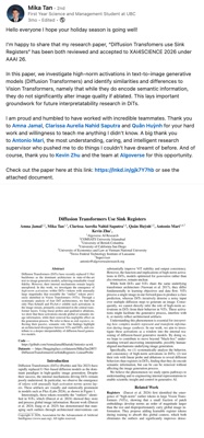 Mika Tan - AAAI 2026 XAI4Science paper on LinkedIn