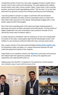 Pranav Anuraag - NeurIPS 2025 on LinkedIn